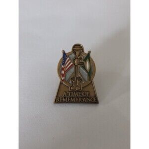 A Time Of Remembrance Commemorative Lapel Pin American Soldier Pin